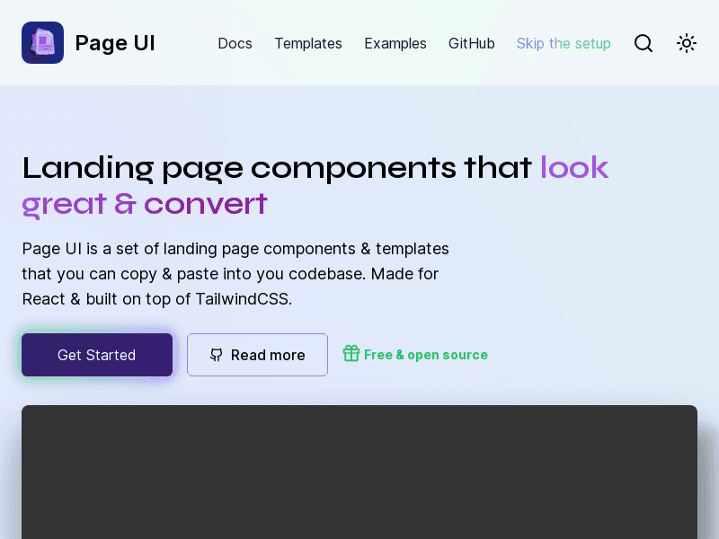 image: High-Converting Landing Page Components & Templates - Page UI