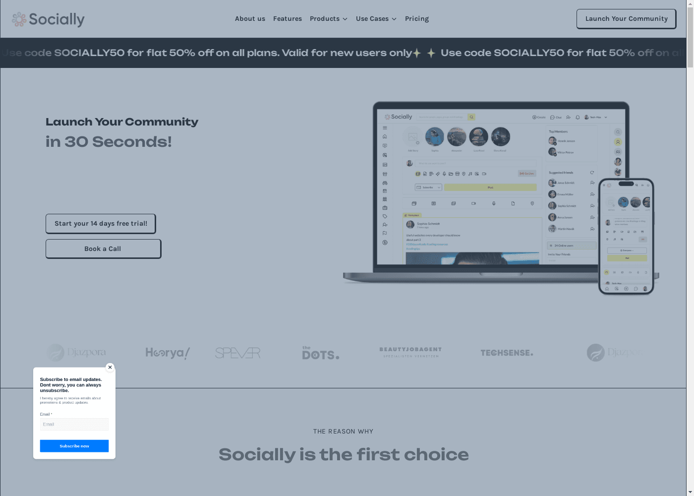 image: Socially: The Ultimate Community Builder Platform