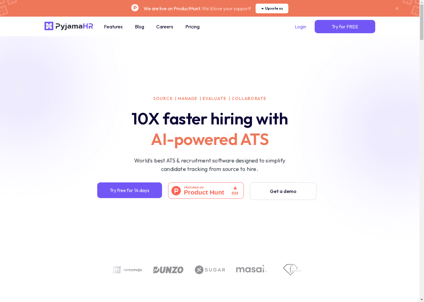 image: PyjamaHR: AI-Powered ATS & Recruitment Software for Faster Hiring