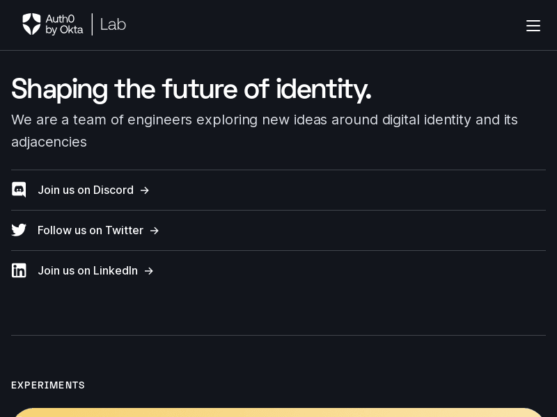 image: Auth0 Lab: Innovating Digital Identity Solutions