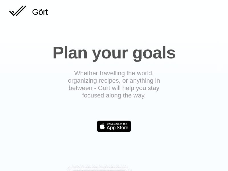 image: Gört - Organize Goals & Tasks Efficiently