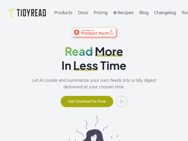 image: Tidyread - AI-Powered Customizable Info Digest