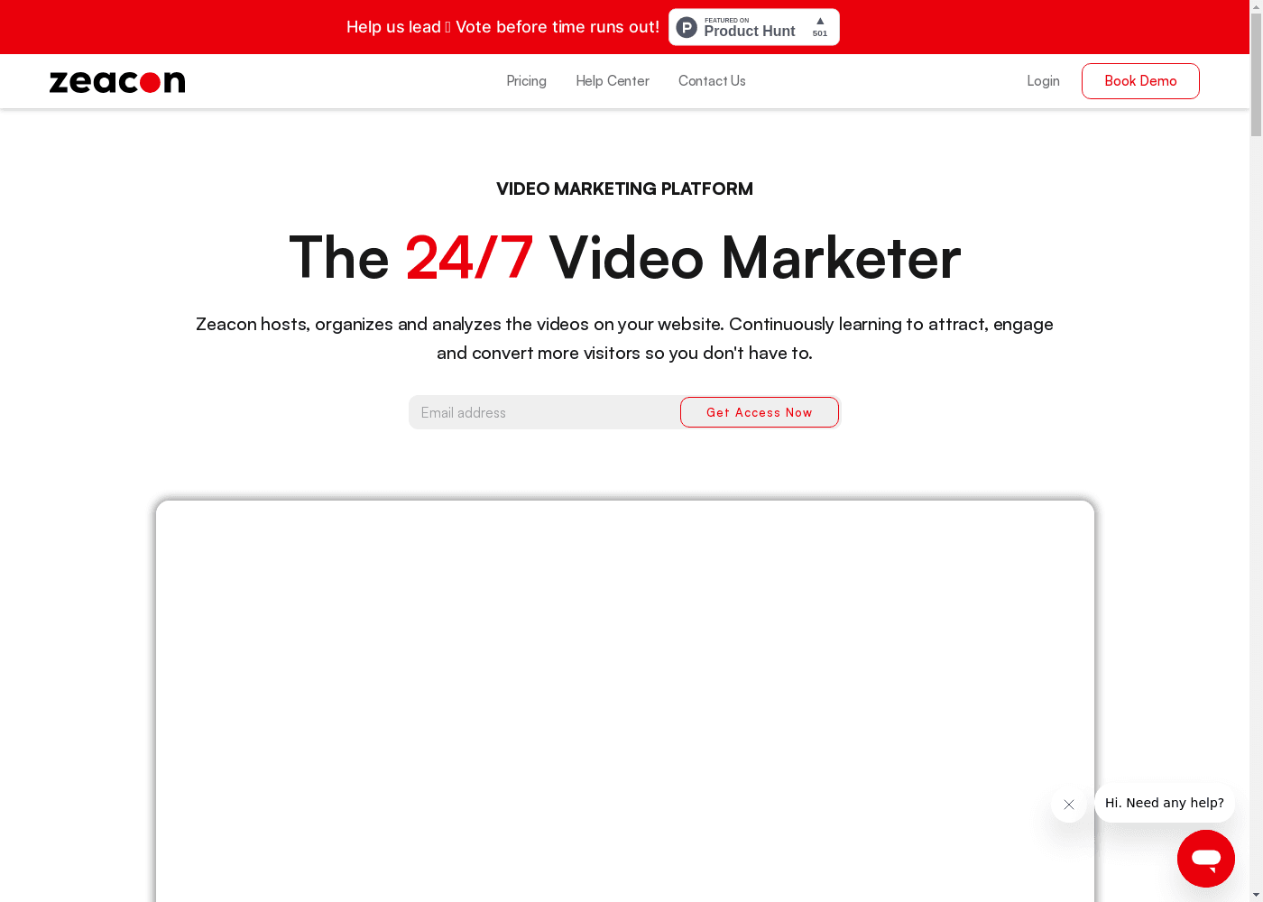 image: Zeacon - Your 24/7 Video Marketing Solution