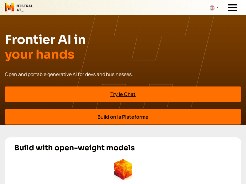 image: Mistral AI | Open and Portable Generative AI Solutions