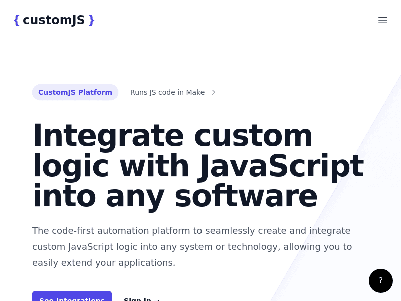 image: Seamlessly Integrate Custom JavaScript Logic