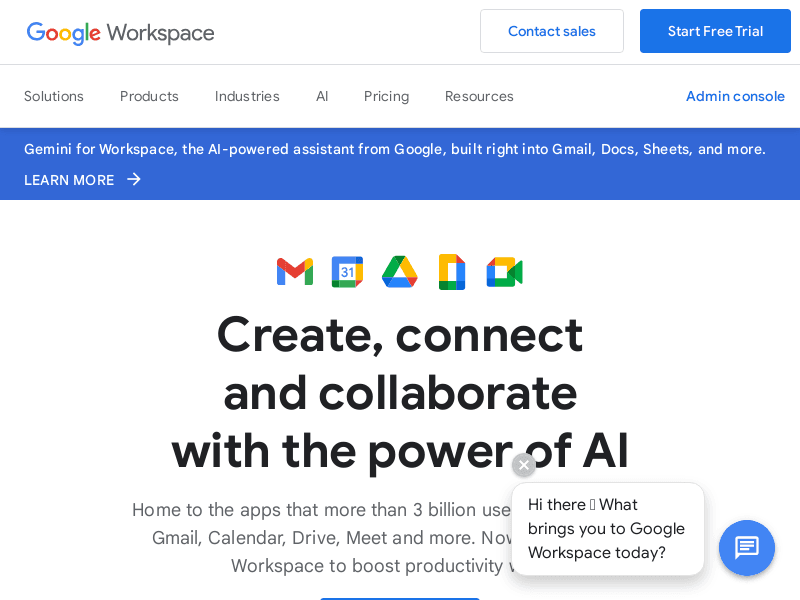 image: Google Workspace with Gemini: AI-Powered Collaboration Tools