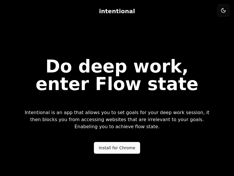 image: Intentional: Focus App for Deep Work