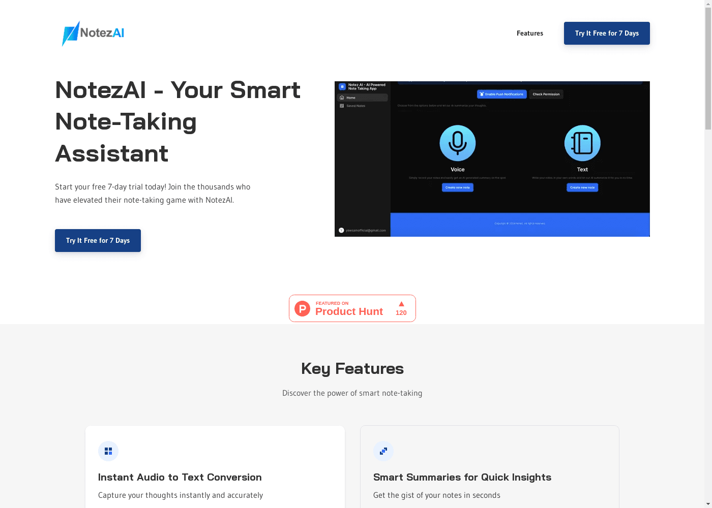 image: NotezAI - Elevate Your Note-Taking Experience