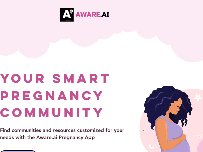 image: Aware.ai | Personalized Pregnancy Communities and Resources