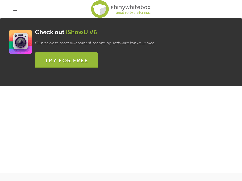 image: Shinywhitebox | Best Video Capture & Editing Software for Mac