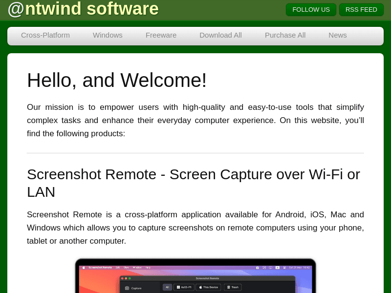 image: NTWind Software - Streamlined Utilities for Enhanced Windows Experience